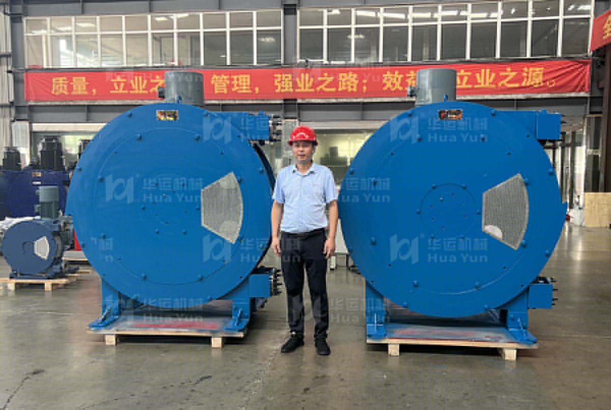 為某集團生產的125Z大型軟管泵制造完成